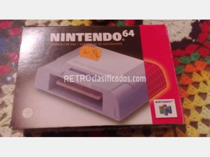 CONTROLLER PAK NINTENDO 64 NUEVO