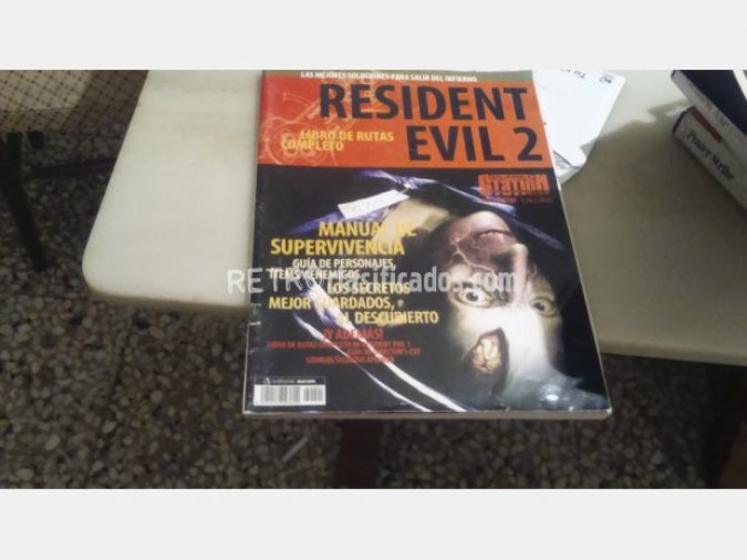 GUIA RESIDENT EVIL 2 PLANET STATION RARA