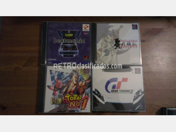 Lote de 4 juegos de Playstation Japones