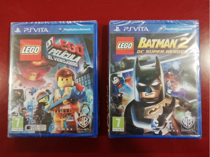 PACK LEGO LA PELICULA VIDEOJUEGO+LEGO BATMAN 2 PS VITA