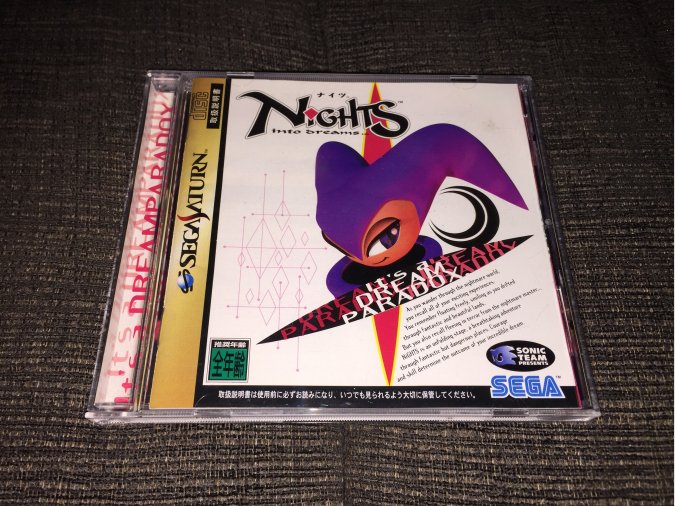 Nights into dreams juego original Sega Saturn